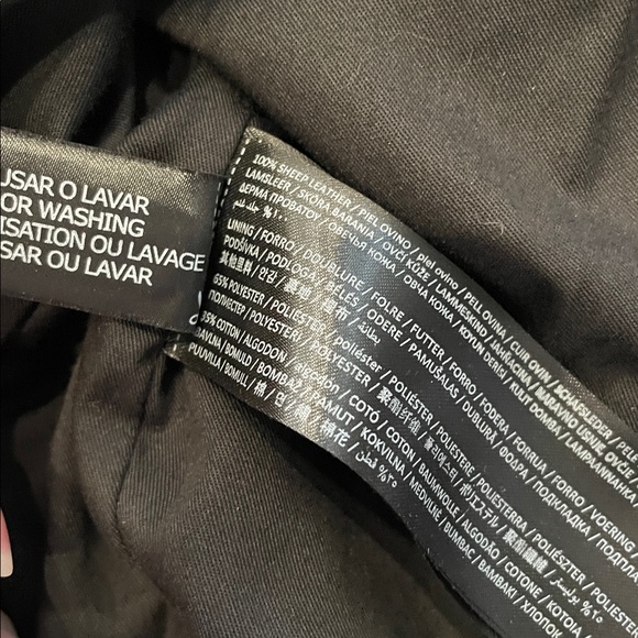 Mango 100% Leather Distressed Bomber Jacket - Picture 7 of 9